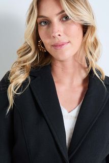 Manteau boutonné femme