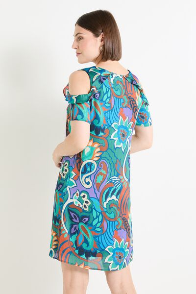 Robe col V femme