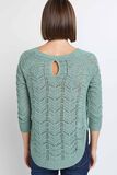 Pull en maille ajourée femme