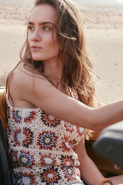 Débardeur crochet femme