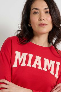 Sweat col rond femme