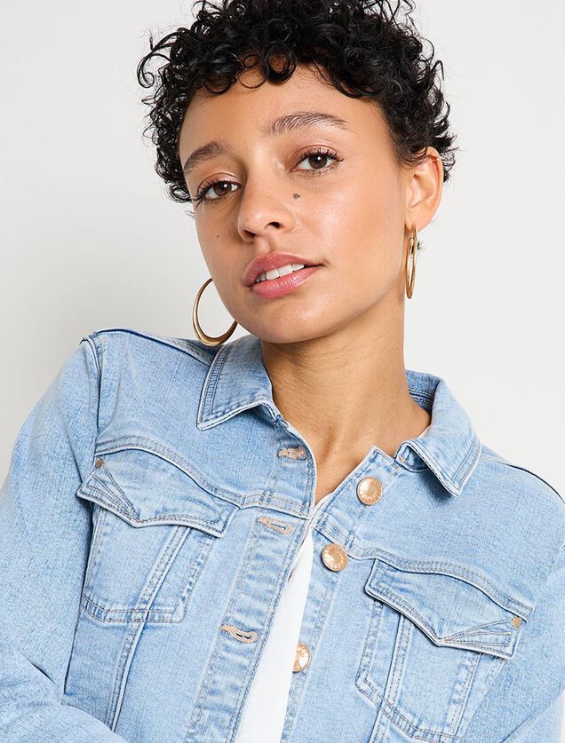Veste en denim femme