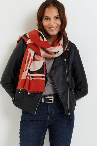 Etole à motifs femme