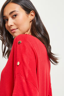 Pull col V femme