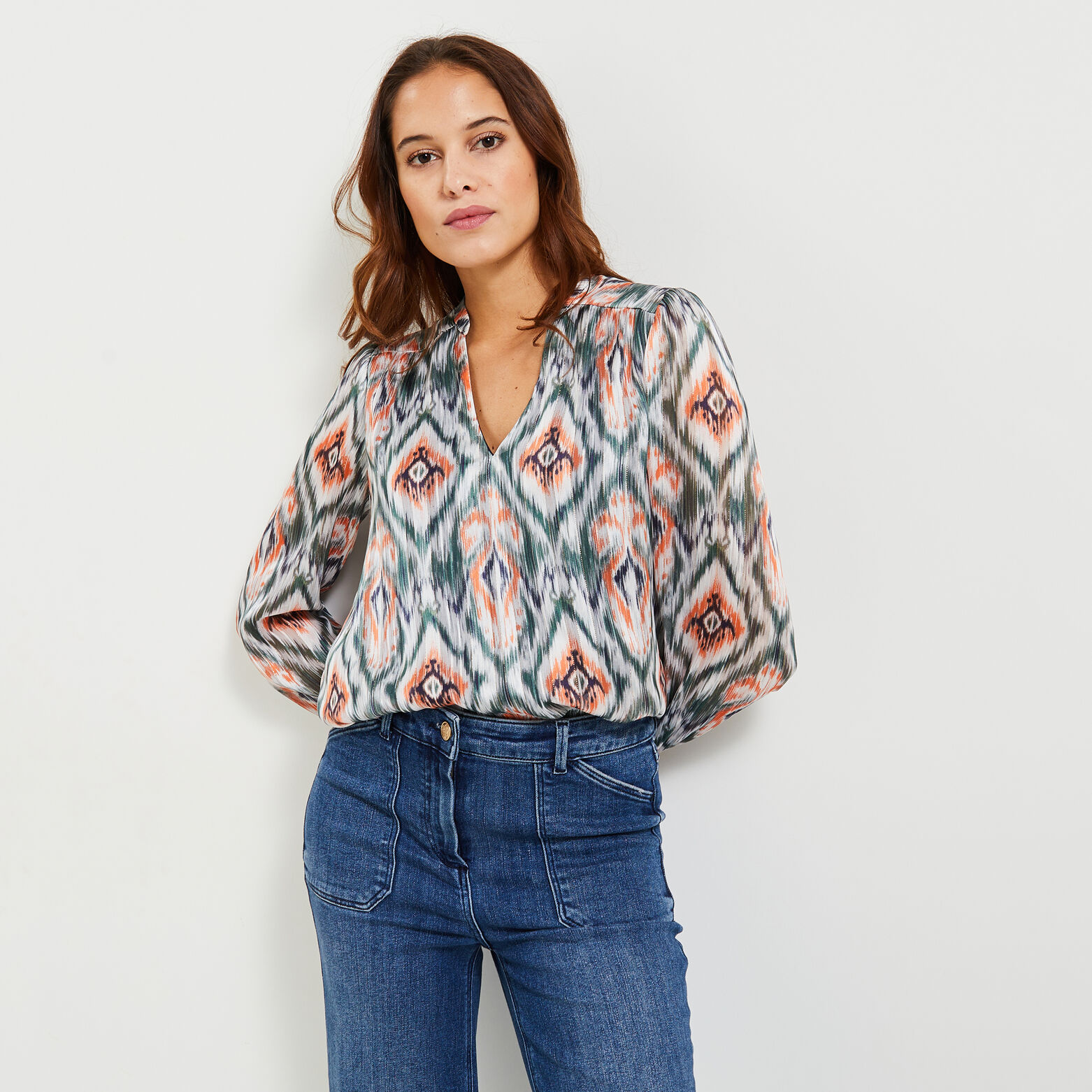 Blouse imprimée femme