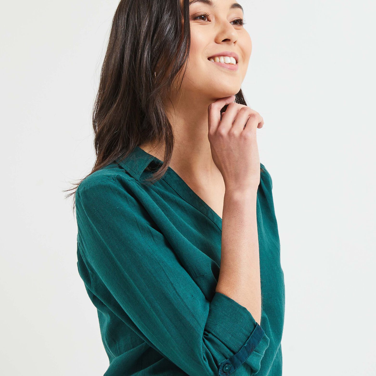Blouse manches longues femme