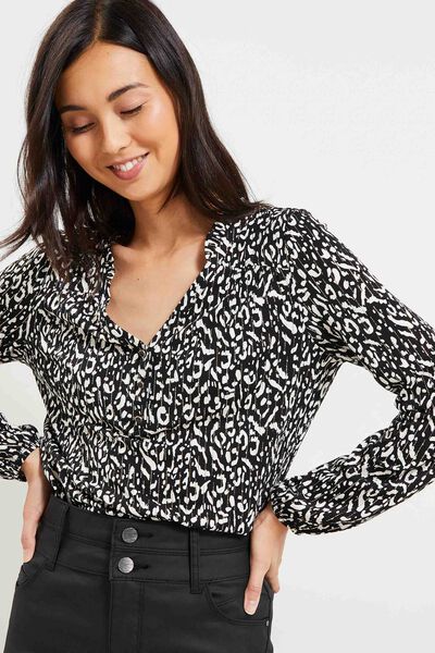Tshirt col V femme