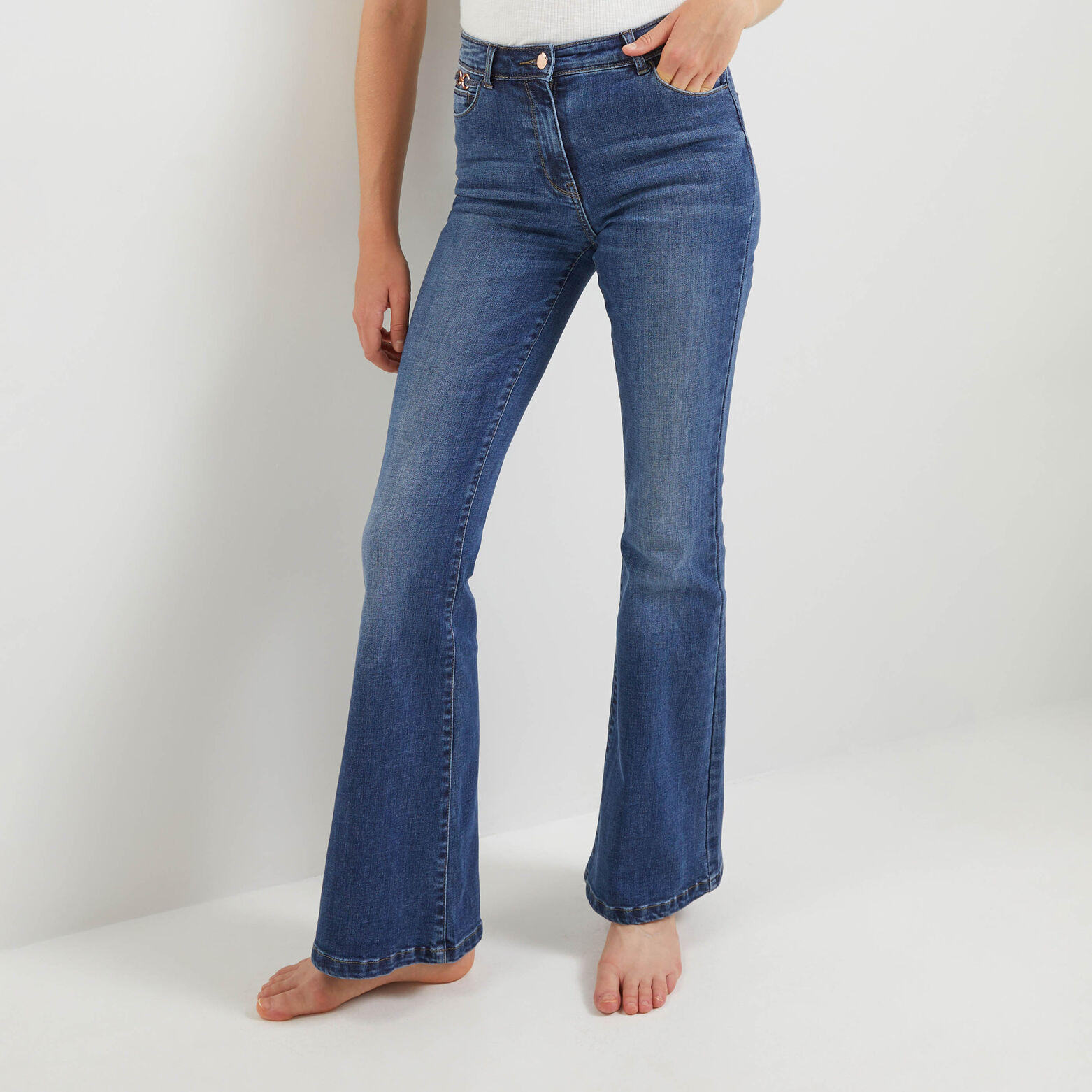 Jean bootcut femme