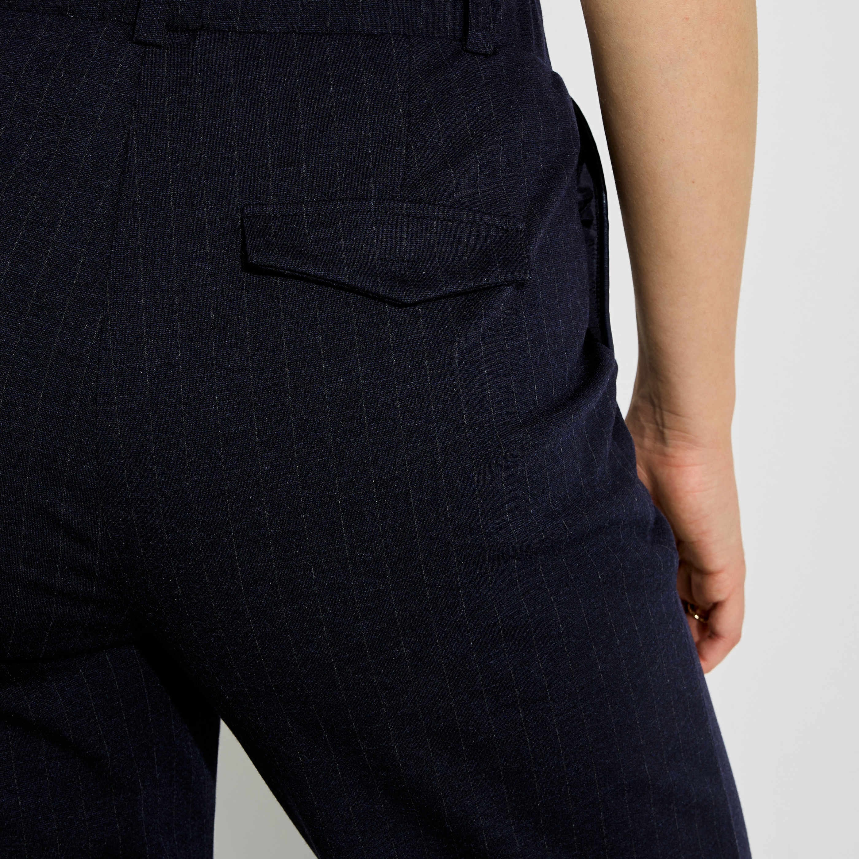 Pantalon large ray&eacute; femme