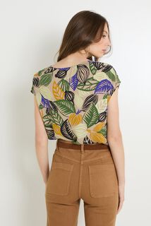 Blouse manches courtes femme