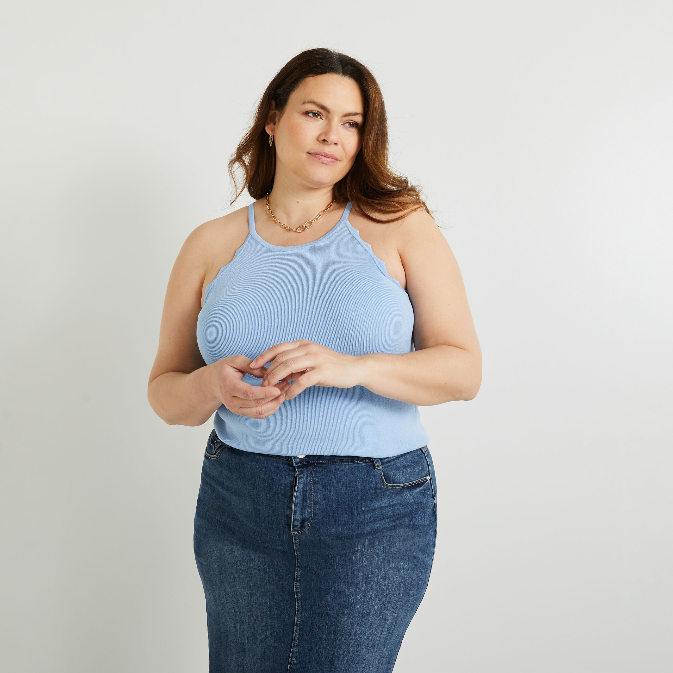 D&eacute;bardeur c&ocirc;tel&eacute; femme