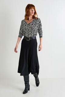 Pull col V femme