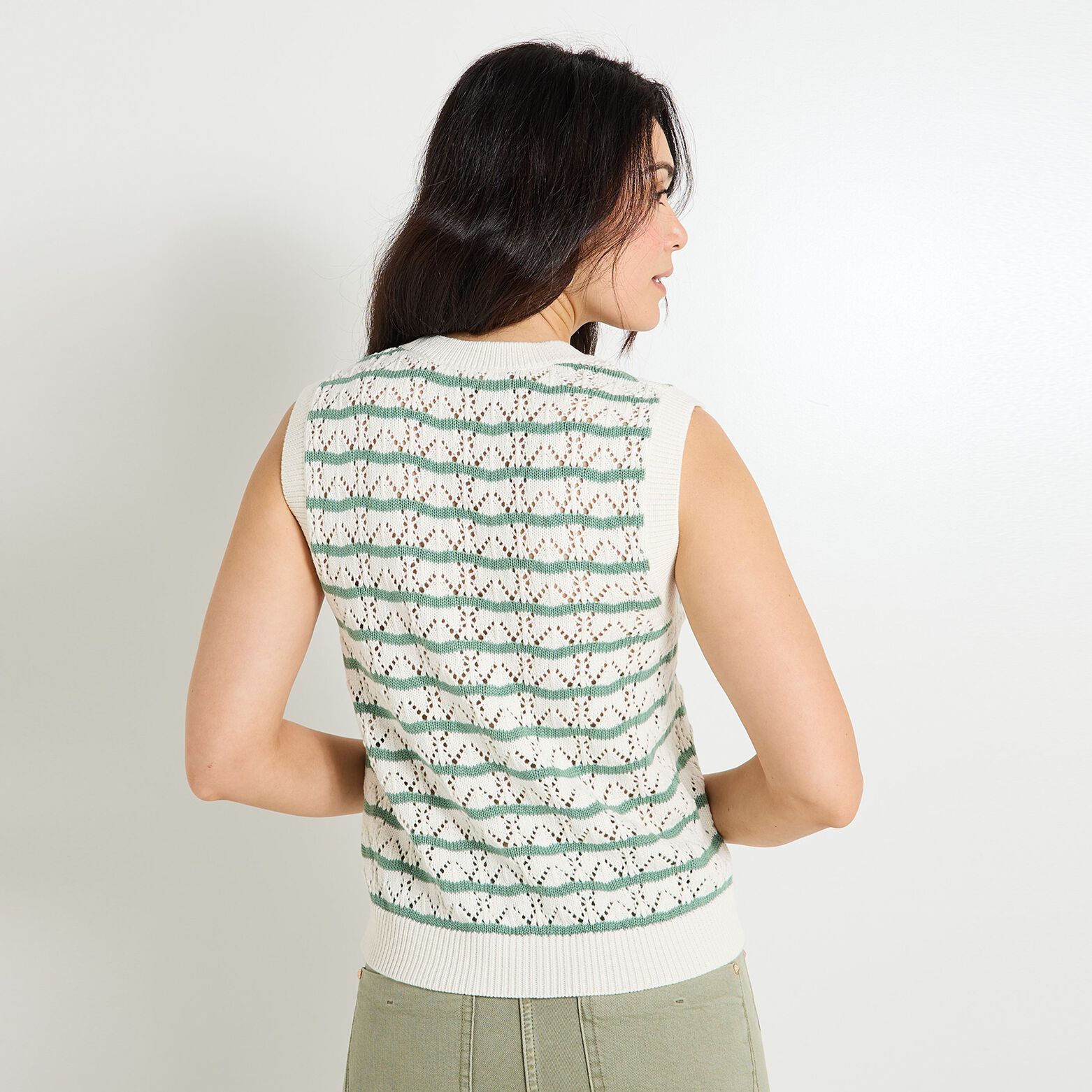 Gilet manches courtes femme