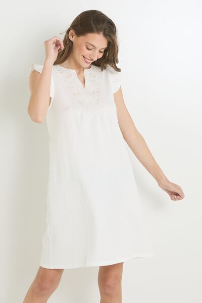 Robe col V femme