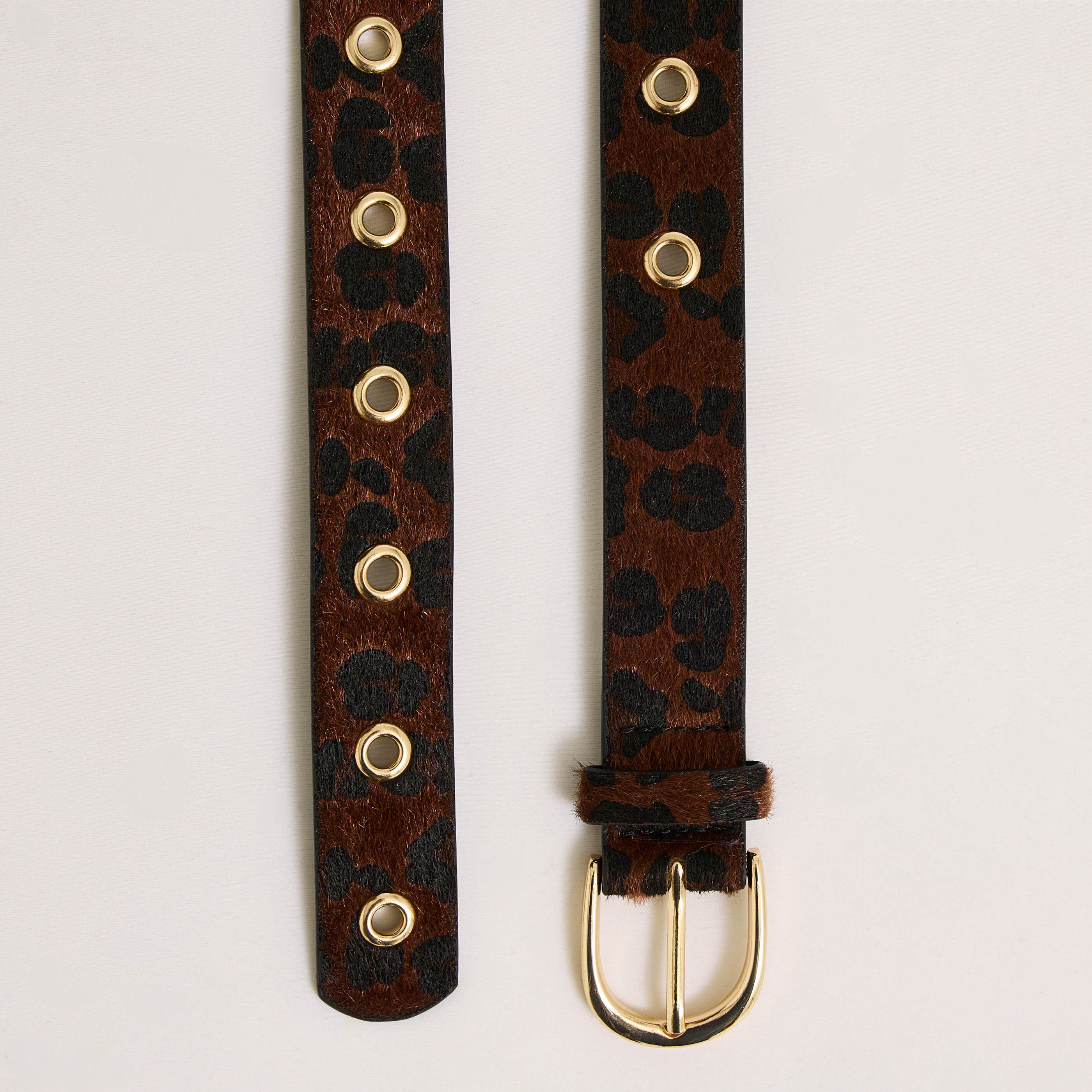 Ceinture imprim&eacute; l&eacute;opard femme