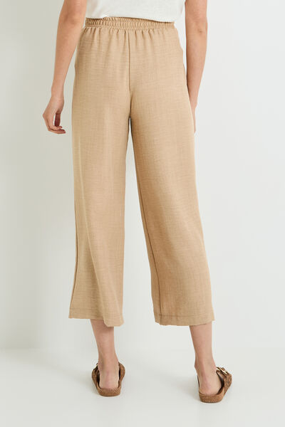Pantalon large fluide femme