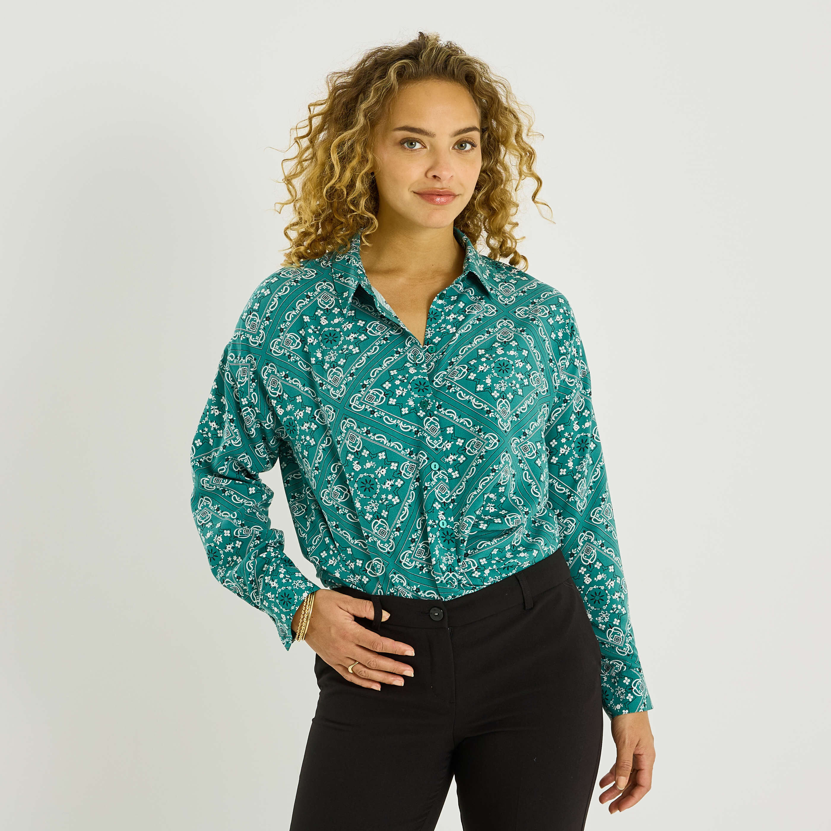 Chemise oversize femme