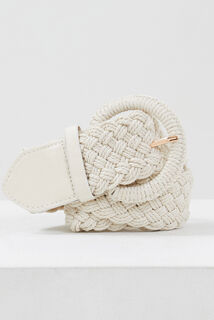 Ceinture tressée femme