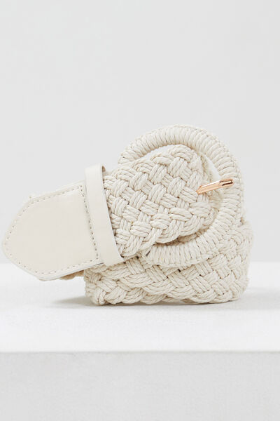 Ceinture tressée femme