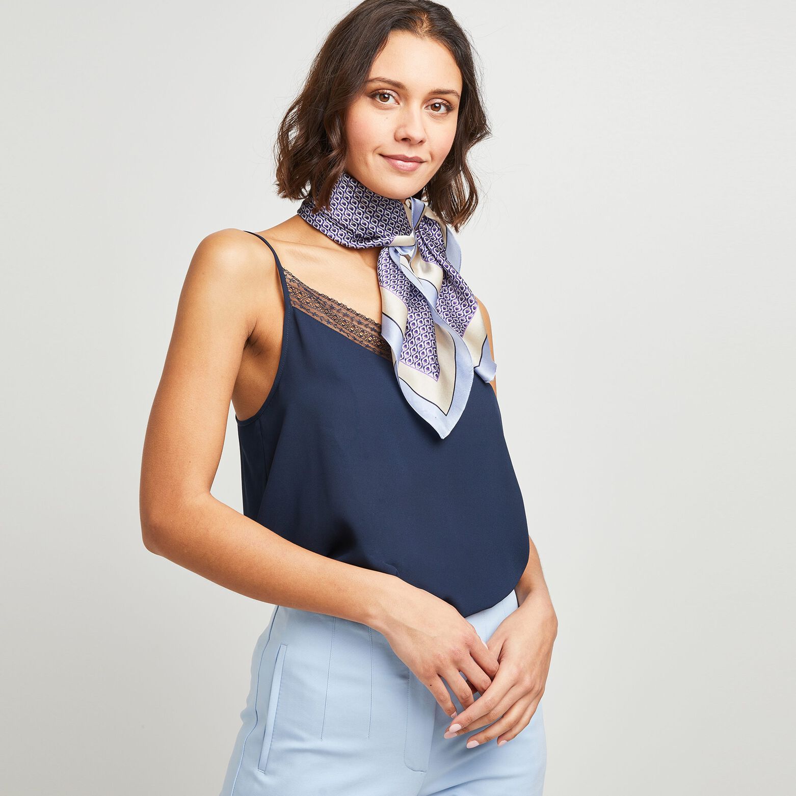 Foulard en soie femme