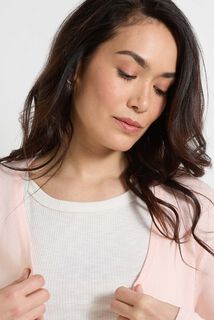 Gilet col V femme