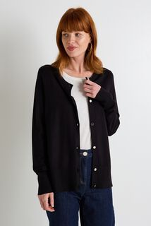 Gilet col rond femme