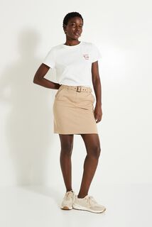 Jupe en popeline femme