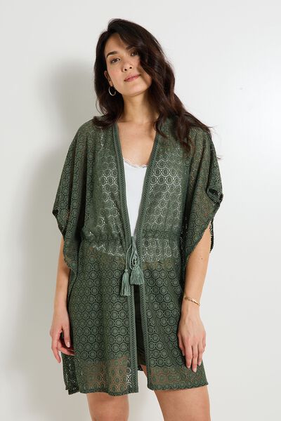Pareo en crochet femme