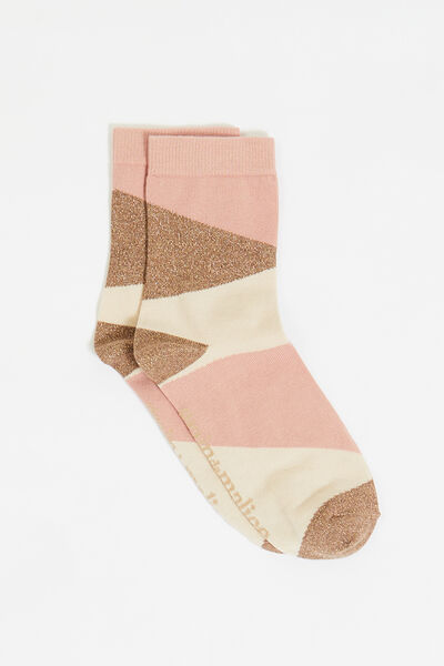 Chaussettes color block femme