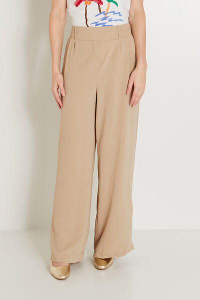 Pantalon à pince large femme