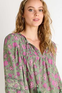 Blouse imprimé fleuri femme