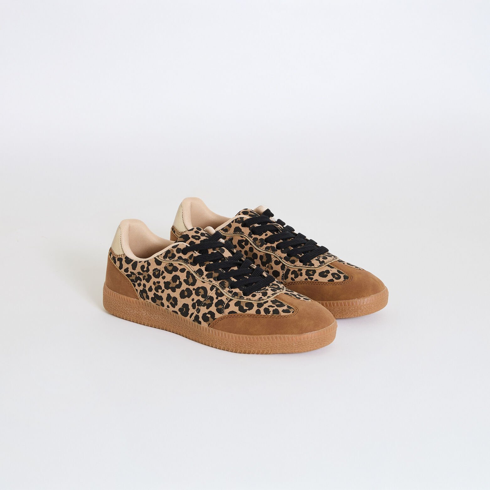 Baskets imprimé léopard femme