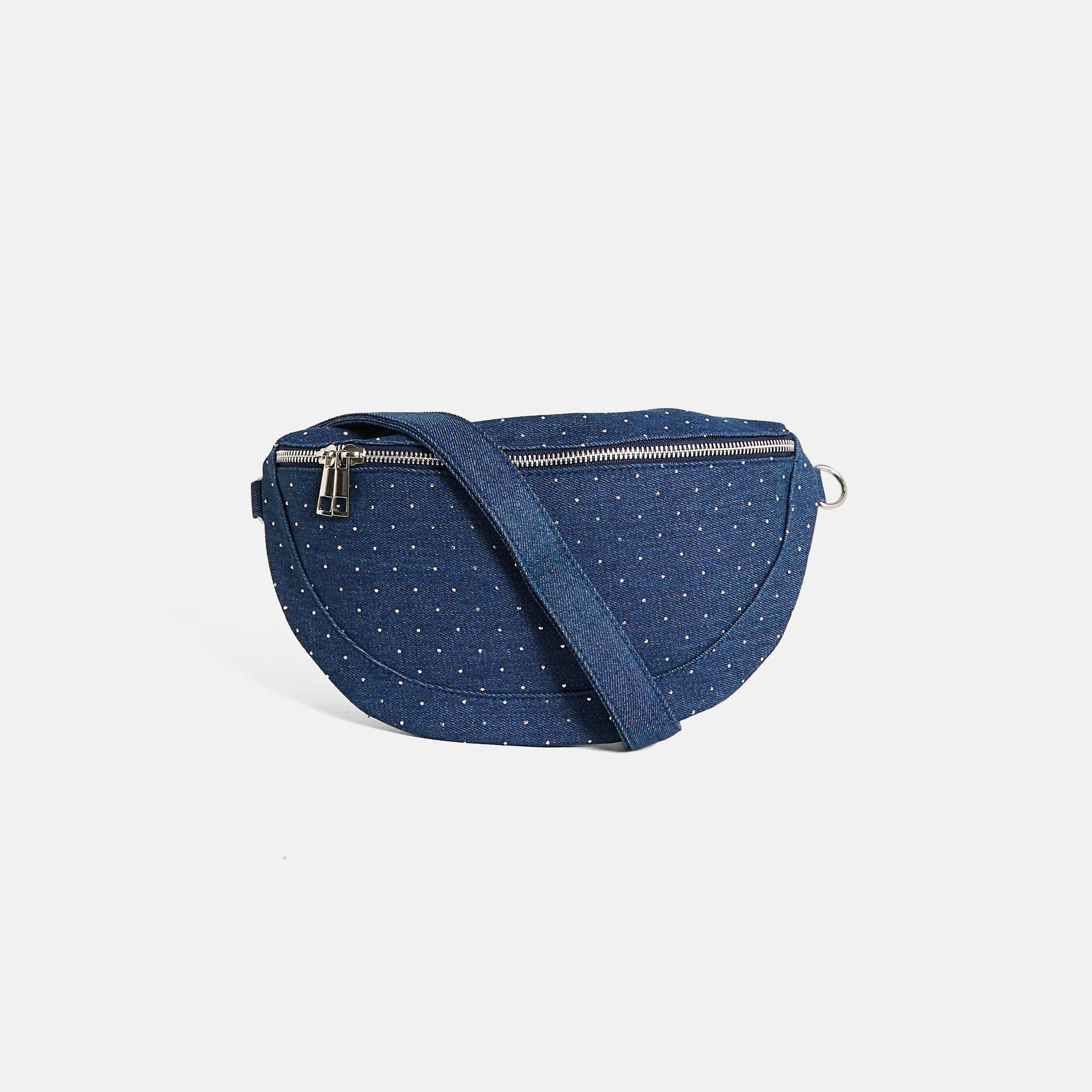 Sac banane en denim femme