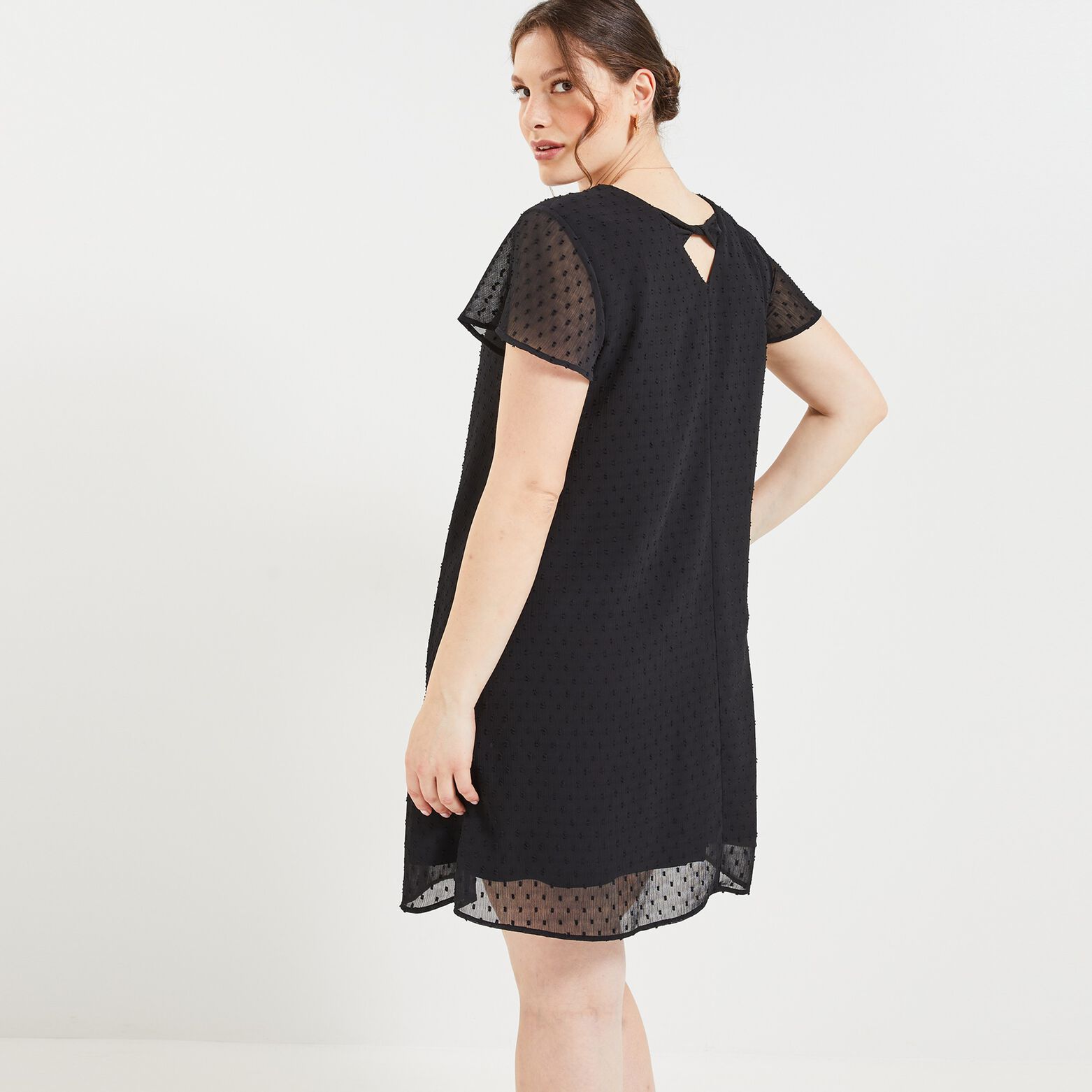 Robe plumetis femme