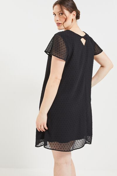 Robe plumetis femme