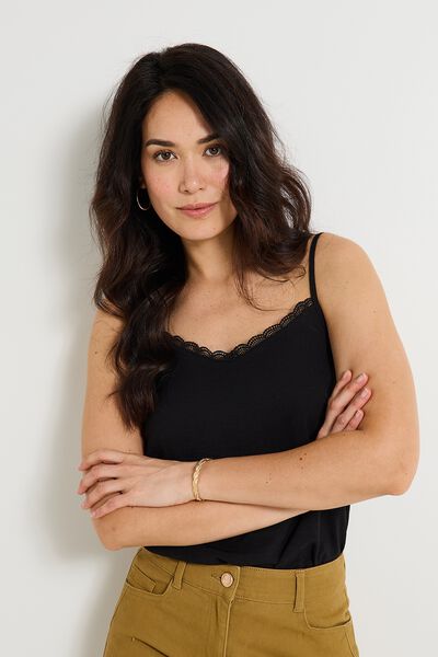 Débardeur col V femme