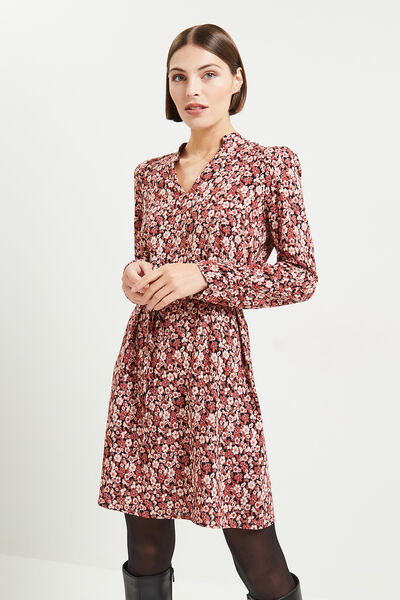 Robe imprimée fleurs femme