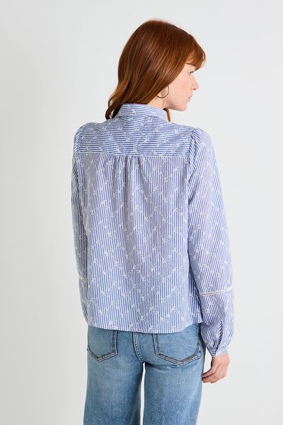 Chemise rayée femme