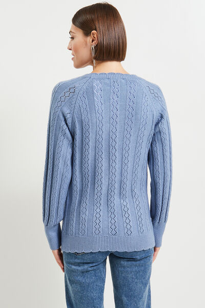 Pull ajouré femme