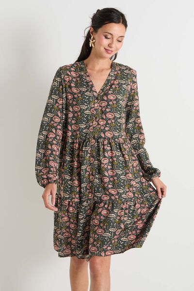 Robe manches longues femme