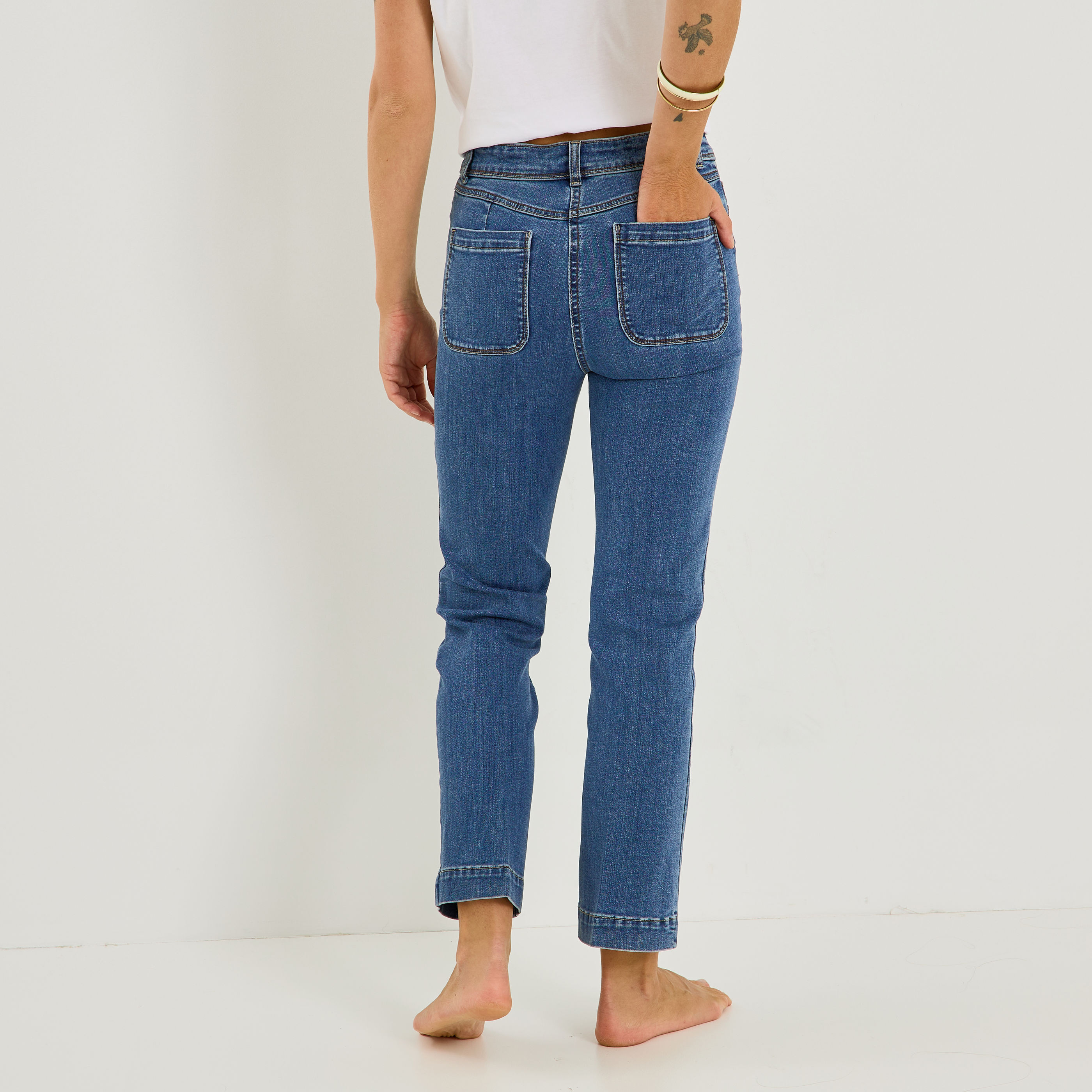 Jean raccourci bootcut TROPEZ RB02 femme
