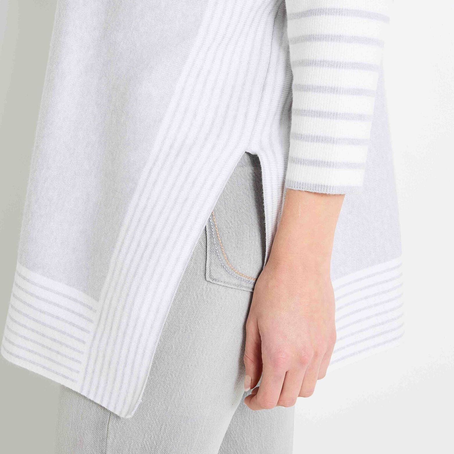Pull manches 3/4 femme