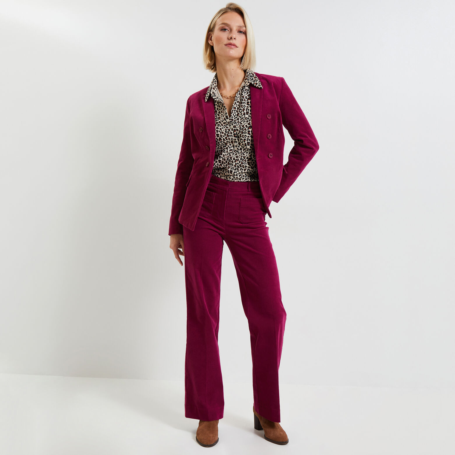 Chemise imprimée femme