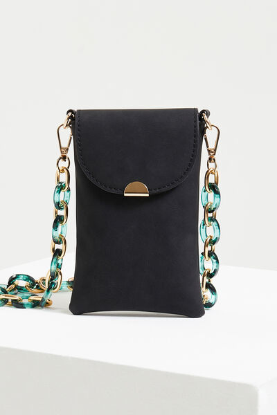Pochette de téléphone avec chaine