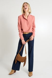 Blouse en gaze de coton femme