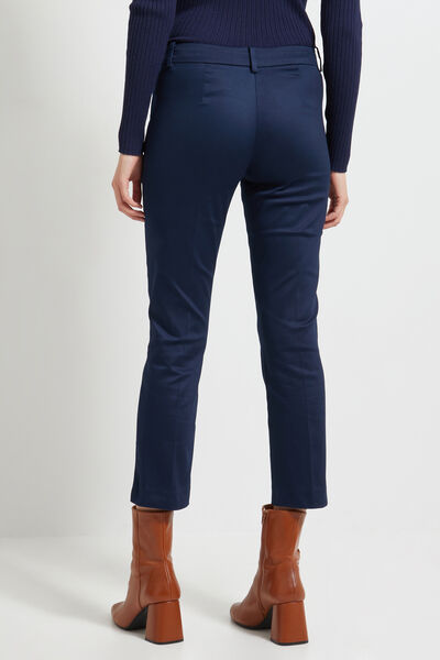 Pantalon cigarette raccourci femme