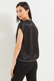 Top jacquard femme