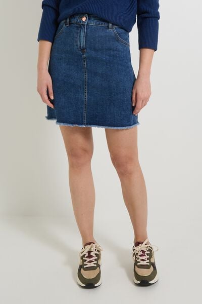 Jupe en denim femme