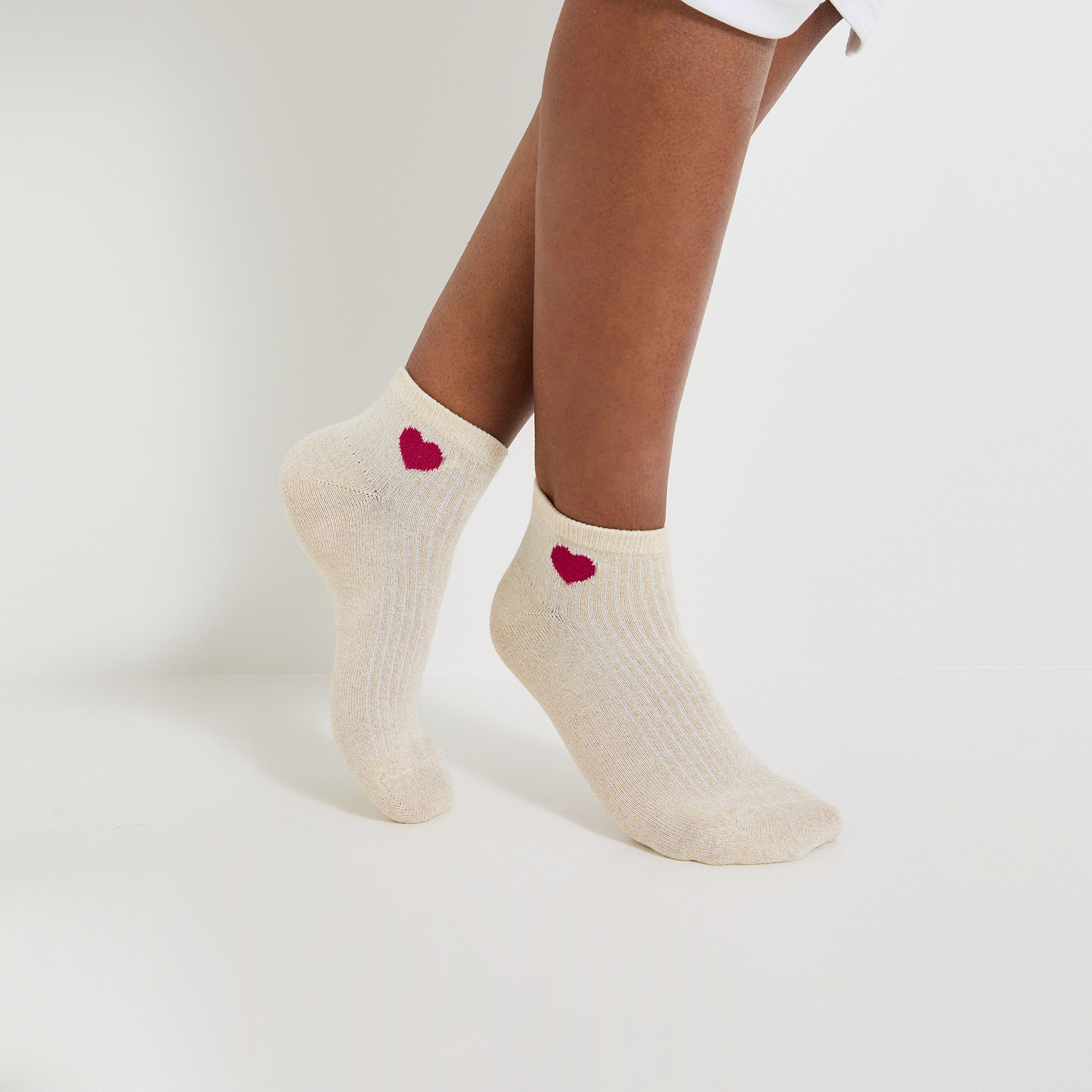 Lot de 2 paires de socquettes femme