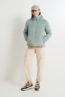 Manteau capuche femme